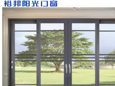 裕邦陽光 仿重型推拉門新雅100 鋼化玻璃移門 客廳廚房推拉吊趟門