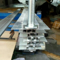 鋁型材分類之鋁滑槽 標(biāo)牌專用配件 規(guī)格齊全 廠家直銷