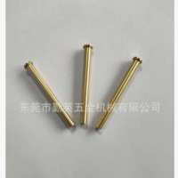廠家加工定制加長銅銷釘，專業(yè)走芯機(jī)加工，