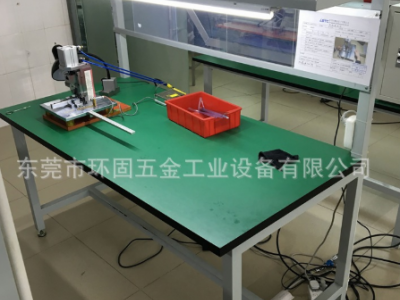 廠家直銷(xiāo)電子廠專(zhuān)用組裝工作臺(tái) 塑膠廠員工操作桌 方通式焊接臺(tái)