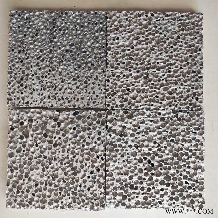 閉孔泡沫鋁板 隔音吸聲發(fā)泡鋁環(huán)保新材料GJY-AL06廣嘉源 廠家供應(yīng)