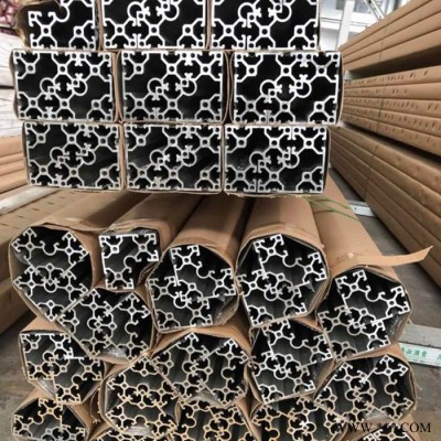 擠壓型材 工業(yè)鋁型材成品 鋁合金氧化加工鋁管 流水線各種異形型材