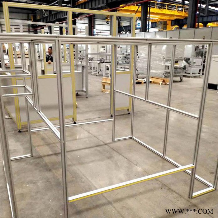 美誠鋁業(yè)6063-T5 工業(yè)鋁型材圍欄 機(jī)器人安全圍欄 鋁型材圍欄 設(shè)備防護(hù)圍欄 實(shí)力廠家直供 可定制