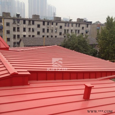 kinzip 0.8mm厚鋁鎂錳板25-430型暗扣式直立咬合屋面 鋁合金屋頂瓦鋁板