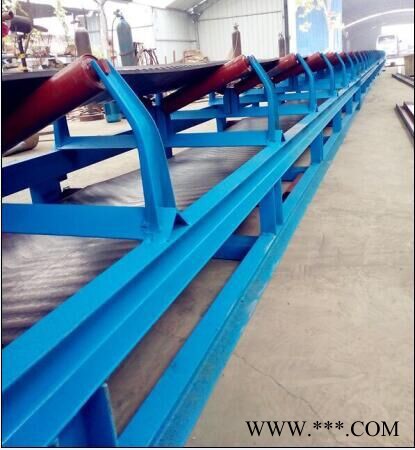 防滑斜坡的皮帶機     鋁型材運輸機    物流皮帶輸送機