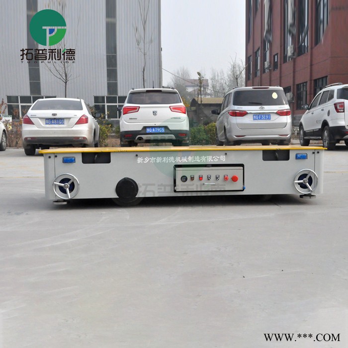 新利德BWP鋼卷運(yùn)輸車卷材鋁板材地軌轉(zhuǎn)運(yùn)車防側(cè)滑電動(dòng)平移臺(tái)車