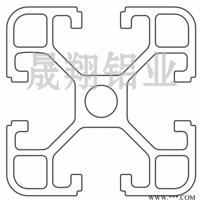 4040歐標(biāo)工業(yè)鋁型材流水線輸送機(jī)機(jī)器人光伏支架魚(yú)缸辦公隔斷設(shè)備外罩防護(hù)圍欄