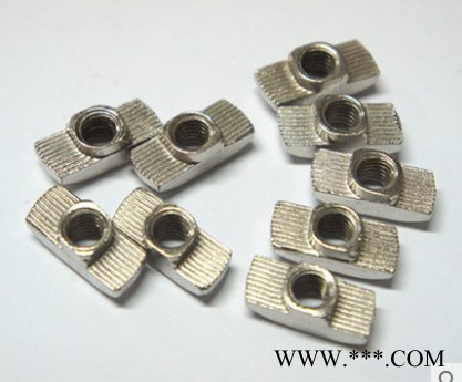 【特價】 工業(yè)鋁型材歐標(biāo)40T型螺母M8 后置螺母40M8T型  T型螺母