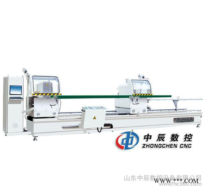 鋁門窗型材幕墻型材工業(yè)數(shù)控任意角雙頭切割鋸 鋁型材切割機(jī)