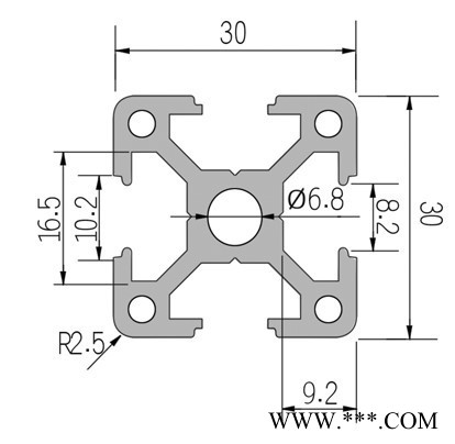 貝派BP-8-3030W工業(yè)鋁型材，可定做，歡迎咨詢