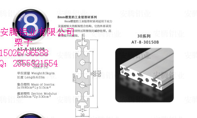 上海安騰鋁業(yè)批發(fā)生產(chǎn)工業(yè)鋁型材AT-8-30150B