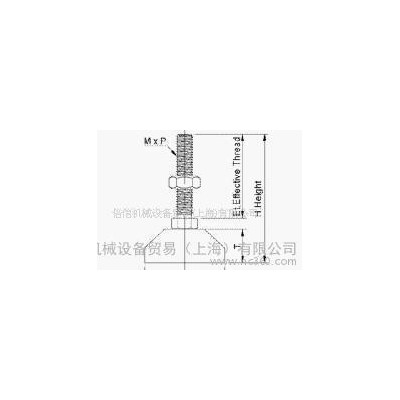 工業(yè)鋁型材 配件 型材 蹄腳 關(guān)節(jié)腳 KF50C M10 x