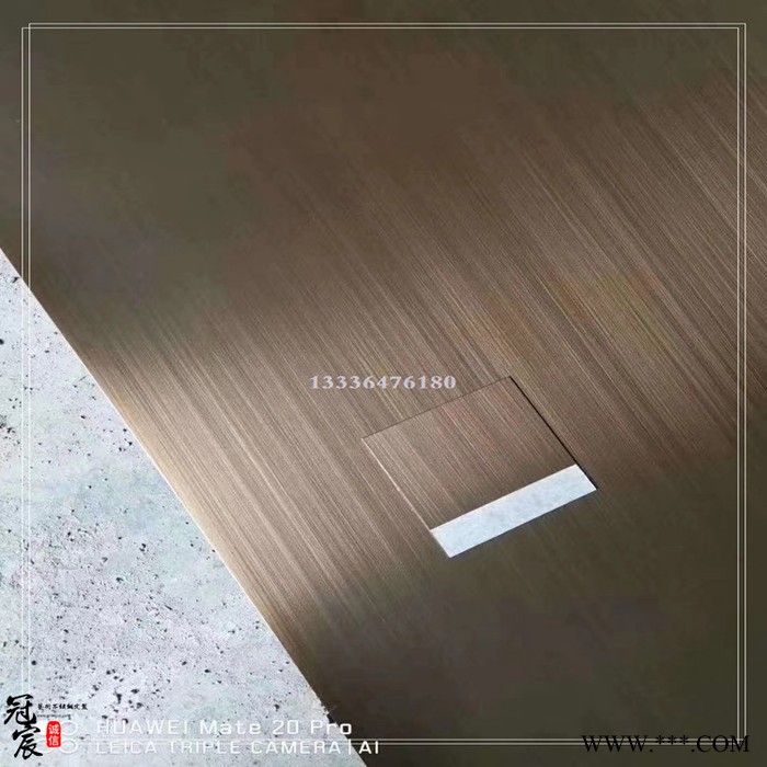 遼寧供應(yīng)不銹鋼發(fā)黑拉絲古銅板 電鍍彩色板 支持剪折刨壓槽加工