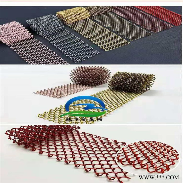 乾卓金屬裝飾網(wǎng)簾不銹鋼扁絲網(wǎng)波浪裝飾網(wǎng)鍍鈦網(wǎng)電鍍網(wǎng)斜孔網(wǎng)做舊仿古金屬網(wǎng)