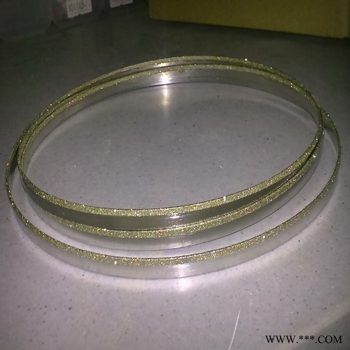 曼德MD10518金剛石工具 不銹鋼電鍍金剛石無接口鋸條 臥帶式磨光機(jī)切割陶瓷玻璃水晶工具金屬鋸條
