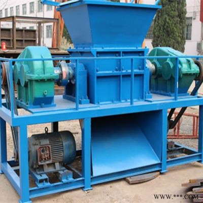 油漆桶鐵皮撕碎機(jī)600型廢銅線鋁線撕碎機(jī)鐵皮桶雙軸撕碎機(jī)