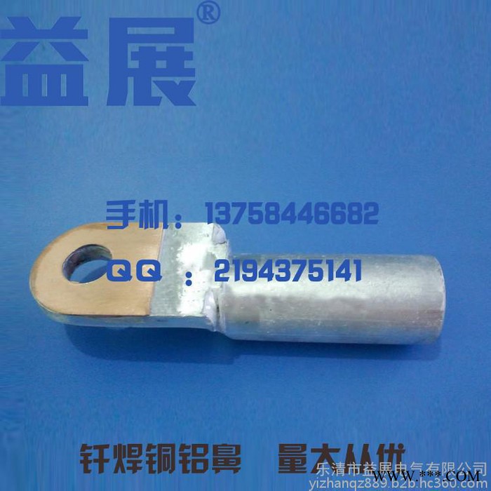 益展**釬焊銅鋁接線端子，銅鋁線耳，接線端子，釬焊銅鋁鼻子 DTL-16Q