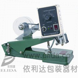 佛山依利達ELD-6A直熱式打碼機本機能在各種塑料袋、鋁箔、紙袋、皮革、塑料制品等包裝材料上打印出有色的中英文字符