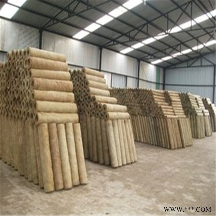 巖棉管殼 巖棉管生產(chǎn)廠家 密度型號定做 可貼鋁箔