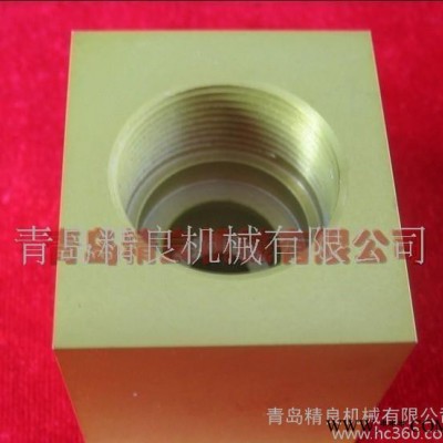 提供精密鋁件黃綠色氧化（陽(yáng)極氧化）表面