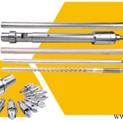 鐵粉注塑專用螺桿_色粉在螺桿表面_