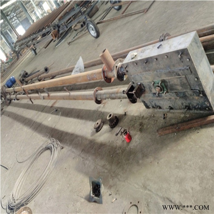 興運鋼砂鐵粉裝倉用管鏈式輸送機 大管徑散料管鏈提升機