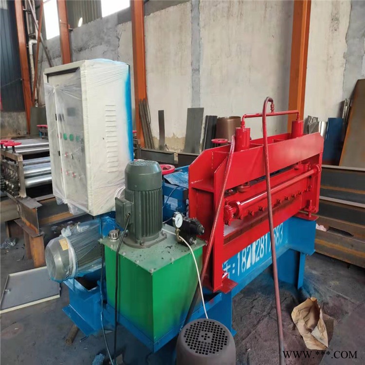 自動定尺切開平機 鍍鋅板鋁板校平機 訂做20mm厚500進料開平機 宏霖機械