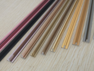 鋁型材T型條封邊條 加厚鋁合金防潮耐用踢腳線鋁型材加工